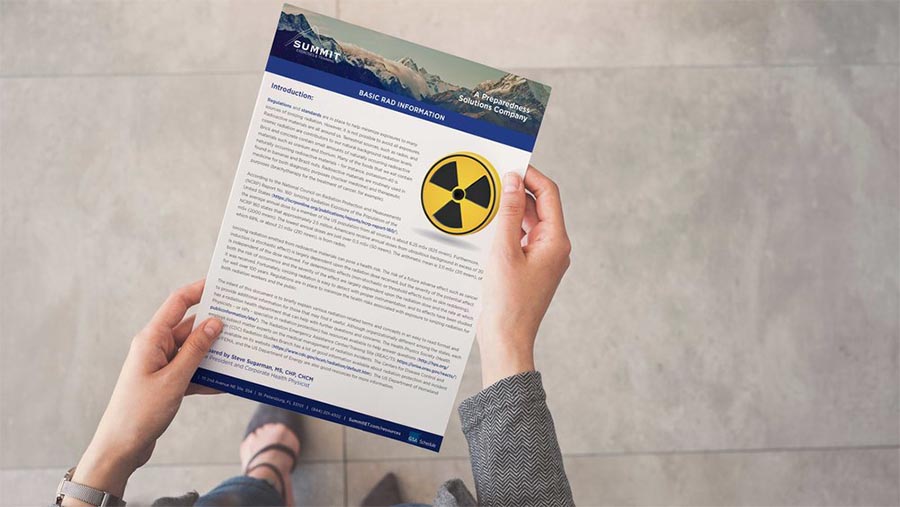 basic radiation information sheet