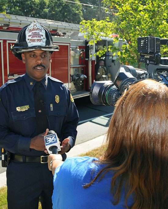 Mark basnight with the fire dept - Strategic Communications Institute for preparedness