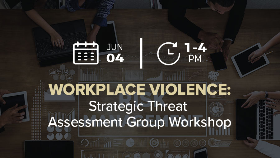 Workplace Violence: Strategic Threat Assessment Group Workshop for Orgs