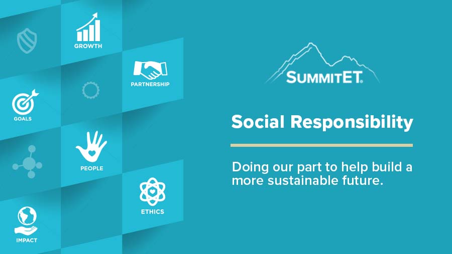 SummitET Announces Social Responsibility Initiative