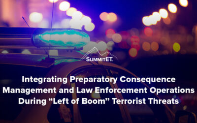 Integrating Preparatory Consequence Management and Law Enforcement Operations During “Left of Boom” Terrorist Threats