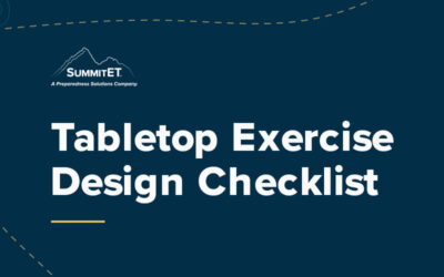 Checklist for Designing a Successful Tabletop Exercise