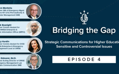 Bridging the Gap Episode 4: Strategic Communications for Higher Education: Sensitive and Controversial Issues