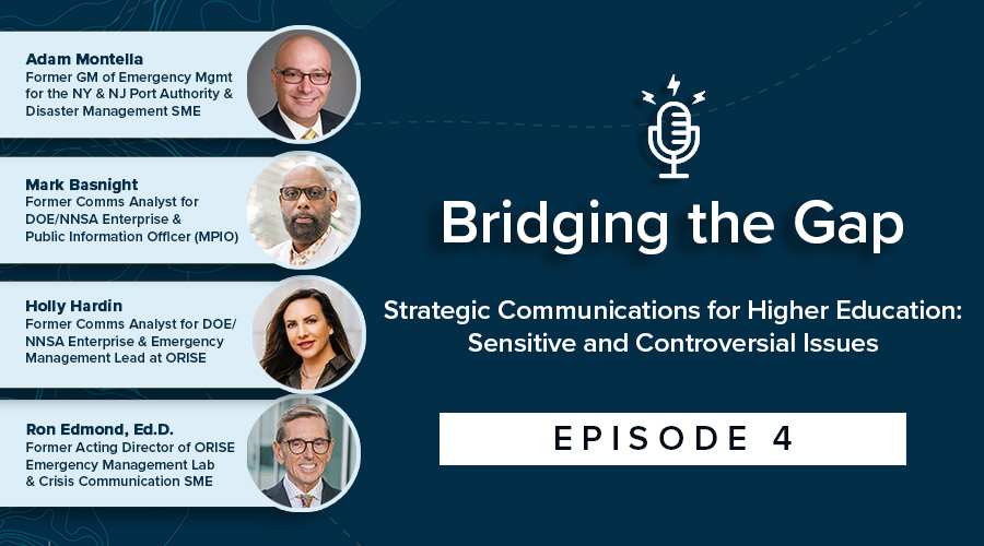 Bridging the Gap Episode 4: Crisis Communications for Universities