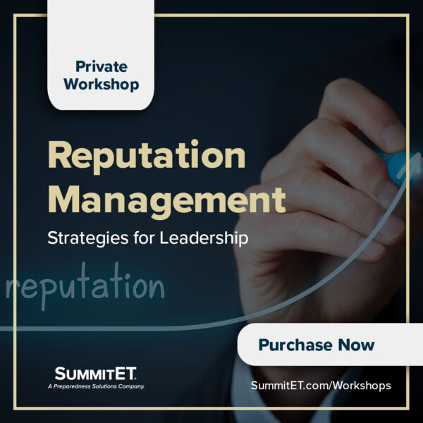 reputation management workshop for leadership