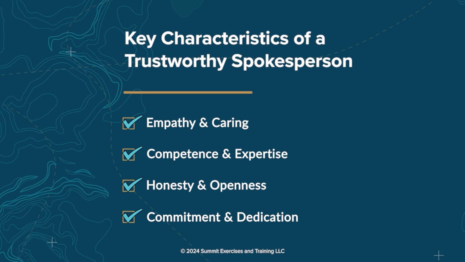 Key Characteristics of a Trustworthy Spokesperson