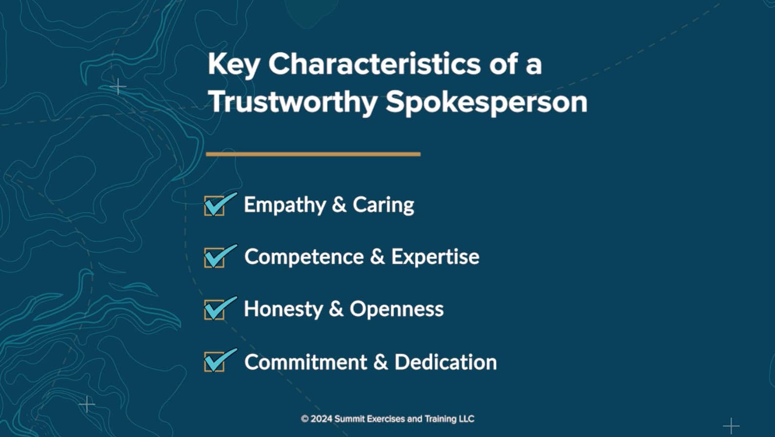 SummitET_Trustworthy_Spokesperson_Characteristics_2 Key Characteristics of a Trustworthy Spokesperson