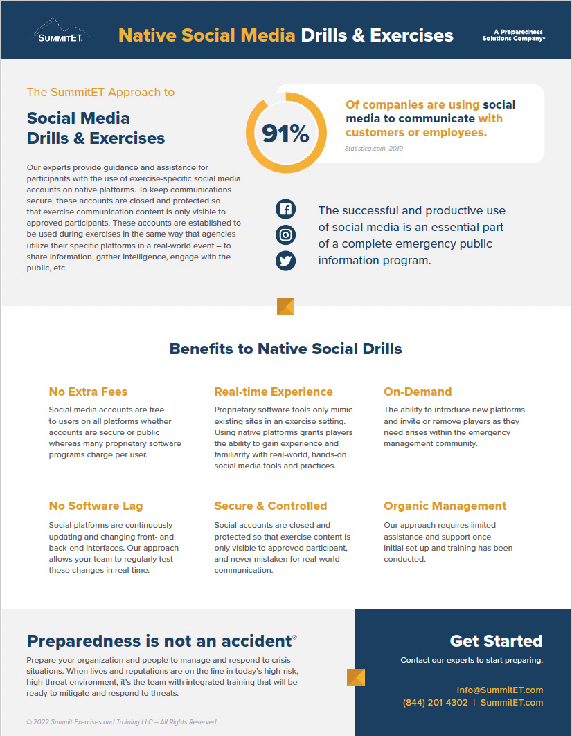 Social Media Factsheet Mockup